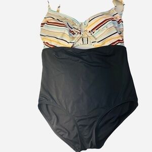 Beach Betty One Piece Swimsuit by Miracle Brands Slimming Control Swimsuit